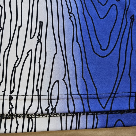 Jamie Sadock Polo Shirt Mens Large Black White Performance Casual Golf Stretch - Picture 4 of 14